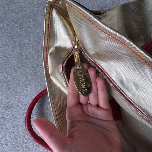 Authentic Loewe Gold Multicolor Large Shoulder Bag - Picture 8 of 9